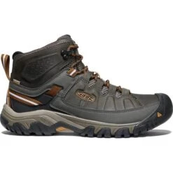 Keen Mens Targhee III Mid WP Waterproof Boots - Black Olive Golden Brown -Fashion Shoe Store IIIMidWP BlackOliveBrown 2772091 13