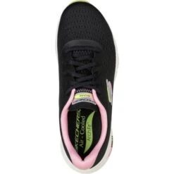 Skechers Womens Arch Fit Infinity Cool Vegan Trainers - Black Multi -Fashion Shoe Store Infinity CoolBlackMulti 3787954