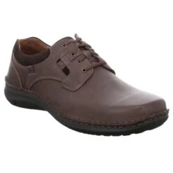 Josef Seibel Mens Anvers 36 Wide Fit Shoes - Moro