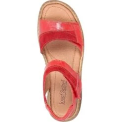 Josef Seibel Womens Debra 19 Sandals - Rot Kombi -Fashion Shoe Store JosefSeibel Debra19 RotKombi 2 7