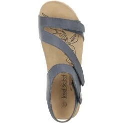 Josef Seibel Womens Tonga 25 Sandals - Jeans -Fashion Shoe Store JosefSeibel Tonga25 Jeans 3 7