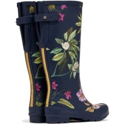 Joules Womens Welly Print Wellington Boots - Navy Floral -Fashion Shoe Store Joules WellyPrint NavyFloral 4 17