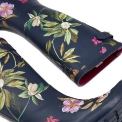 Joules Womens Welly Print Wellington Boots - Navy Floral -Fashion Shoe Store Joules WellyPrint NavyFloral 5 17