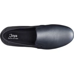 Joya Womens Clara SR Leather Ballet Pump - Black -Fashion Shoe Store Joya ClaraSR Black 5 23
