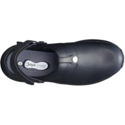 Joya Mens IQ SR Slip Resistant Leather Clog Shoes - Black -Fashion Shoe Store Joya IQSRM Black 5 19