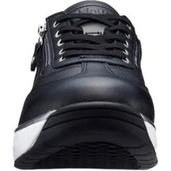 Joya Womens Laura Casual Leather Trainers - Black -Fashion Shoe Store Joya Laura Black 2 23