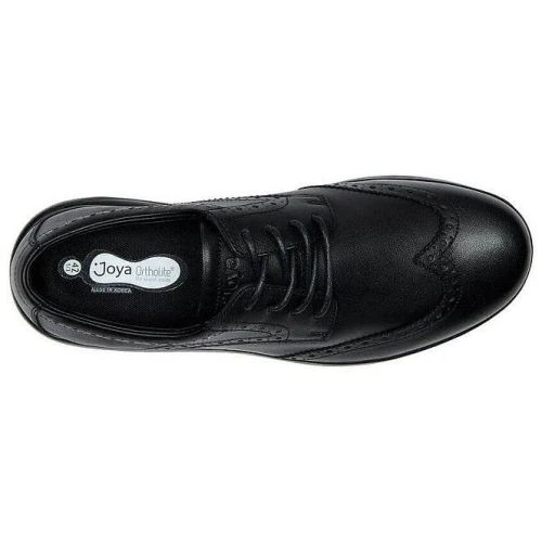 Joya Mens Paso Fino II Formal Leather Shoes - Black 7 Joya Mens Paso Fino II Formal Leather Shoes - Black - Image 5