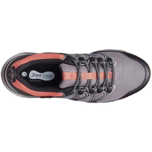 Joya Mens Santiago STX Water Resistant Trainers - Grey Orange 7 Joya Mens Santiago STX Water Resistant Trainers - Grey Orange - Image 5