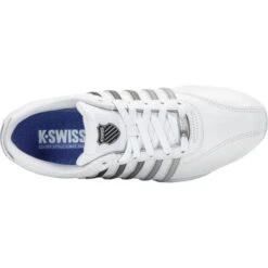 K-Swiss Mens Arvee 1.5 Trainers - White Black Grey Gradient -Fashion Shoe Store KSwiss Arvee15 WhiteBkGyGrad 4 8