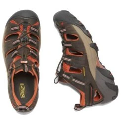 Keen Mens Arroyo II Waterproof Sandals - Black Olive Bombay Brown -Fashion Shoe Store Keen ArroyoII BlackOliveBombay 2 21