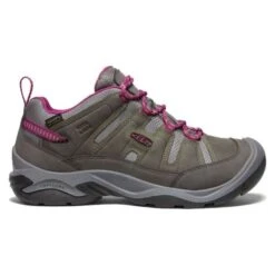 Keen Womens Circadia Waterproof Walking Shoes - Steel Grey Boysenberry -Fashion Shoe Store Keen Circadia GreyBosenberry 1 7