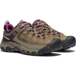 Keen Womens Targhee III WP Waterproof Shoes - Weiss Boysenberry -Fashion Shoe Store Keen TargheeIII WeissBoysen 4 16