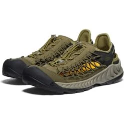 Keen Mens UNEEK NXIS Walking Sandals - Dark Olive Olive Drab -Fashion Shoe Store Keen UneedNXIS DarkOliveDrab 3 10