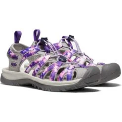 Keen Whisper Womens Walking Sandals - Tie Dye Vapor -Fashion Shoe Store Keen Whisper TieDyeVapor 6 15