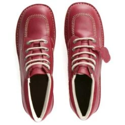 Kickers Kids Kick Hi Classic Ankle Boots - Red -Fashion Shoe Store Kickers KickHiKidsRT Red 5 40