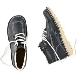 Kickers Womens Kick Hi Core Classic Ankle Boots - Navy -Fashion Shoe Store Kickers KickHiRT DarkBlue 4 29