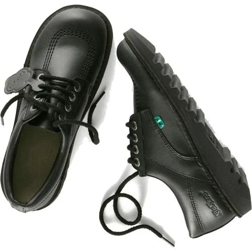 Kickers Womens Kick Lo Core Classic Shoes - Black 6 Kickers Womens Kick Lo Core Classic Shoes - Black - Image 4