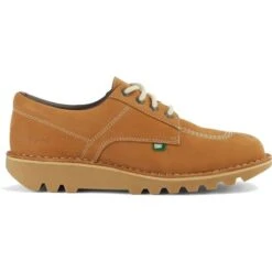 Kickers Mens Kick Lo Shoes - Tan Brown -Fashion Shoe Store Kickers Kicklo Tan 2 9