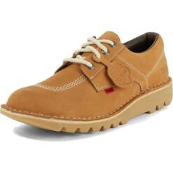 Kickers Mens Kick Lo Shoes - Tan Brown