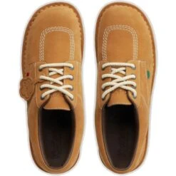 Kickers Mens Kick Lo Shoes - Tan Brown -Fashion Shoe Store Kickers Kicklo Tan 6 9