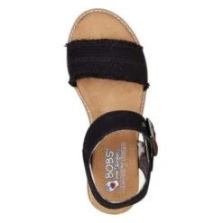 Skechers Womens Bobs Desert Kiss Adobe Princess Sandals - Black -Fashion Shoe Store Kiss AdobePrincess Black 3847191