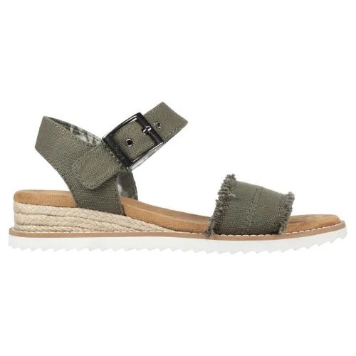 Skechers Womens Bobs Desert Kiss Adobe Princess Sandals - Olive 4 Skechers Womens Bobs Desert Kiss Adobe Princess Sandals - Olive - Image 2