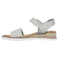 Skechers Womens Bobs Desert Kiss Adobe Princess Sandals - Taupe -Fashion Shoe Store Kiss AdobePrincess Taupe 5847212