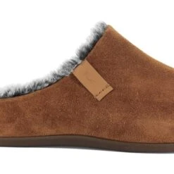 Strive Mens Luxembourg Slippers - Classic Tan -Fashion Shoe Store LUXEMBOURG Classic Tan Logo 5