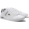 Lacoste Mens Europa Pro 123 1 Leather Trainers - White Navy -Fashion Shoe Store Lacoste EuropaPro123 WhtNy 1 17