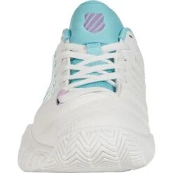 K-Swiss Womens Bigshot Light 4 Tennis Shoes - Brilliant White Angel Blue Lilac -Fashion Shoe Store Light4 BrillWtSheerLilac 4793276