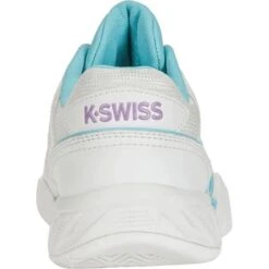 K-Swiss Womens Bigshot Light 4 Tennis Shoes - Brilliant White Angel Blue Lilac -Fashion Shoe Store Light4 BrillWtSheerLilac 5793277