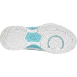 K-Swiss Womens Bigshot Light 4 Tennis Shoes - Brilliant White Angel Blue Lilac -Fashion Shoe Store Light4 BrillWtSheerLilac 6793278