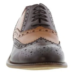 London Brogues Mens Gatsby Shoes - Tan Brown 13 London Brogues Mens Gatsby Shoes - Tan Brown -Fashion Shoe Store LondonB Gatsby TanBrownLeather02 7