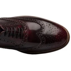London Brogues Mens Gatsby Shoes - Bordo -Fashion Shoe Store LondonBrogue Gatsby Bordo 3 7