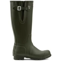 Hunter Mens Original Side Adjustable Boots - Dark Olive -Fashion Shoe Store MOriginalSideAdj DkOlive 1596901