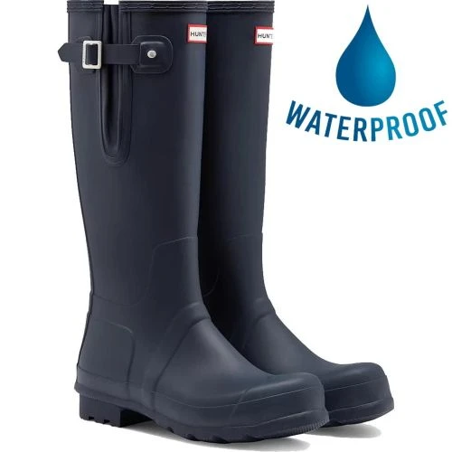 Hunter Mens Original Side Adjustable Boots - Navy 3 Hunter Mens Original Side Adjustable Boots - Navy