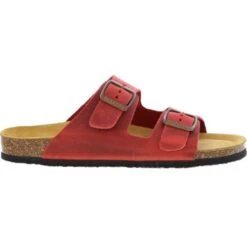 Plakton Womens Malaga Adjustable Slide Sandals - Rojo Red -Fashion Shoe Store Malaga 180010 ROJO556X 01855270