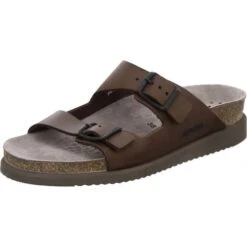 Mephisto Womens Harmony 2 Strap Adjustable Sandals - Dark Brown