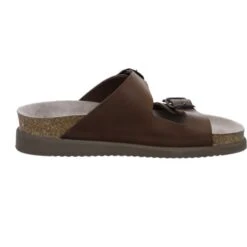 Mephisto Womens Harmony 2 Strap Adjustable Sandals - Dark Brown -Fashion Shoe Store Mephisto Harmony DarkBrown 3 5