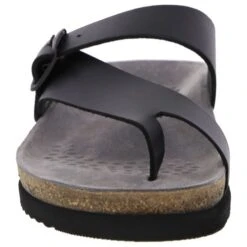 Mephisto Womens Helen Toe Post Sandals - Black -Fashion Shoe Store Mephisto Helen Black02 5
