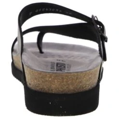 Mephisto Womens Helen Toe Post Sandals - Black -Fashion Shoe Store Mephisto Helen Black04 5