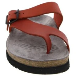 Mephisto Womens Helen Toe Post Sandals - Red -Fashion Shoe Store Mephisto Helen Red02 5