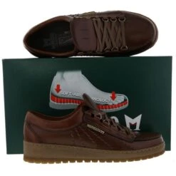 Mephisto Mens Rainbow Walking Shoes - Chestnut -Fashion Shoe Store Mephisto Rainbow Chestnut Pair 10