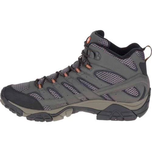 Merrell Mens Moab 2 Mid GTX Waterproof Walking Hiking Boots - Beluga Grey 6 Merrell Mens Moab 2 Mid GTX Waterproof Walking Hiking Boots - Beluga Grey - Image 4