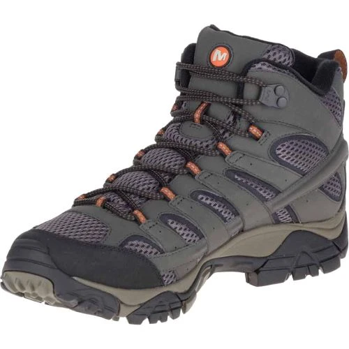 Merrell Mens Moab 2 Mid GTX Waterproof Walking Hiking Boots - Beluga Grey 7 Merrell Mens Moab 2 Mid GTX Waterproof Walking Hiking Boots - Beluga Grey - Image 5