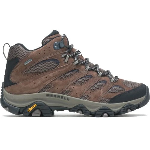 Merrell Mens Moab 3 Mid GTX Waterproof Walking Hiking Boots - Bracken 4 Merrell Mens Moab 3 Mid GTX Waterproof Walking Hiking Boots - Bracken - Image 2