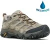 Merrell Mens Moab 3 GTX Waterproof Walking Shoes - Pecan 2 Merrell Mens Moab 3 GTX Waterproof Walking Shoes - Pecan -Fashion Shoe Store Merrell Moab3GTX Pecan WP
