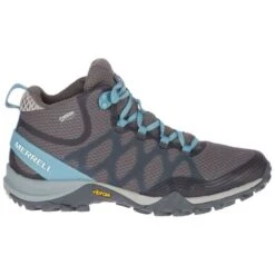Merrell Womens Siren 3 Mid GTX Waterproof Boots - Blue Smoke -Fashion Shoe Store Merrell Siren3MidGTX BlueSmoke 5 11