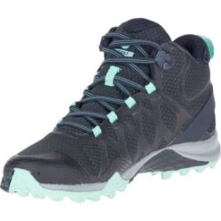 Merrell Womens Siren 3 Mid GTX Waterproof Boots - Navy Dragonfly -Fashion Shoe Store Merrell Siren3MidGTX NavyBlue 3 10