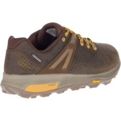 Merrell Mens Zion Peak Waterproof Walking Hiking Shoes - Seal Brown -Fashion Shoe Store Merrell ZionPeakWP SealBrown 5 56